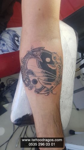 Ying Yang Dövme