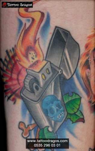 Zippo Çakmak Tattoo