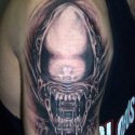 Alien Yaratık Tattoo