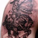 Atlı Savaşçı Tattoo