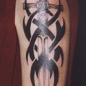 Bıçak Tribal Tattoo