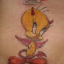 Carton Tweety Tattoo