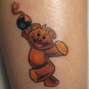 Cartoon Ayı Tattoo