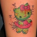 Cartoon Kitty Tattoo