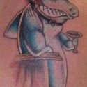 Cartoon Köpekbalığı Tattoo