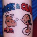 Cartoon Temel Reis Tattoo