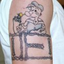 Cartoon Temel Reis Tattoo Makinesi D