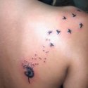 Dandelion Çiçek Tattoo