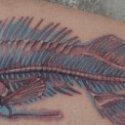 Fosil Balık Tattoo