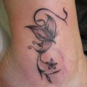Gölgeli Çiçek Tattoo