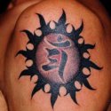 Güneş Tribal Tattoo