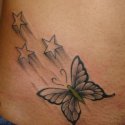 Kelebek Ve Yıldız Tattoo