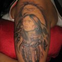 Kızılderili Ve Kartal Tattoo