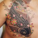 Koi Japon Balığı Tattoo