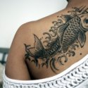 Koi Japon Balığı Tattoo