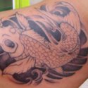 Koi Japon Balığı Tattoo