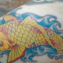 Koi Japon Balığı Tattoo