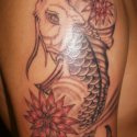 Koi Japon Balığı Tattoo