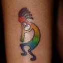 Kokobeli Cartoon Tattoo