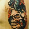 Kurukafa Dragon Ejderha Tattoo