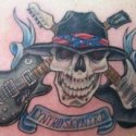 Kurukafa Gitar Tattoo