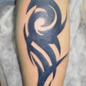 Mavi Tribal Tattoo