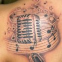 Microfon Notalar Tattoo