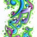 Müzik Tattoo Modeli