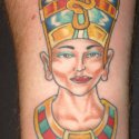 Nefertiti Mısır Tattoo