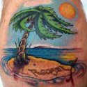 Palmiye Okyanus Tattoo