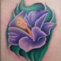 Renkli Çiçek Tattoo