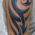 Renkli Tribal Tattoo