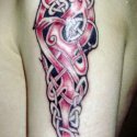 Renkli Tribal Celtic Tattoo