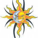 Sinirli Güneş Ay Tribal