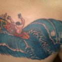 Sörfçü Okyanus Tattoo