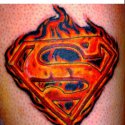 Supermen Amblem Tattoo