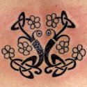 Tribal Çiçek Tattoo