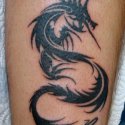 Tribal Dragon Ejderha Tattoo