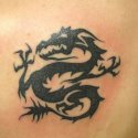 Tribal Dragon Ejderha Tattoo