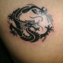 Tribal Dragon Ejderha Tattoo