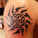 Tribal Güneş Tattoo