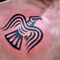 Tribal Kuş Tattoo
