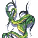 Tribal Yeşil Yılan