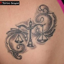 Burç Terazi Tattoo