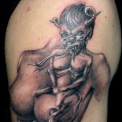 Fantazi Şeytan Tattoo