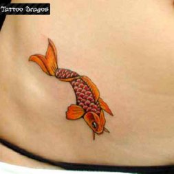 Japon Balığı Tattoo