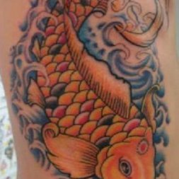 Japon Balığı Koi Tattoo