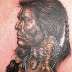 Kızılderili Erkek Tattoo