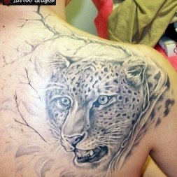 Leopar Fantazi Tattoo