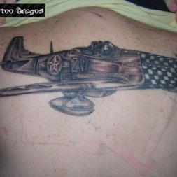Savaş Uçağı Tattoo